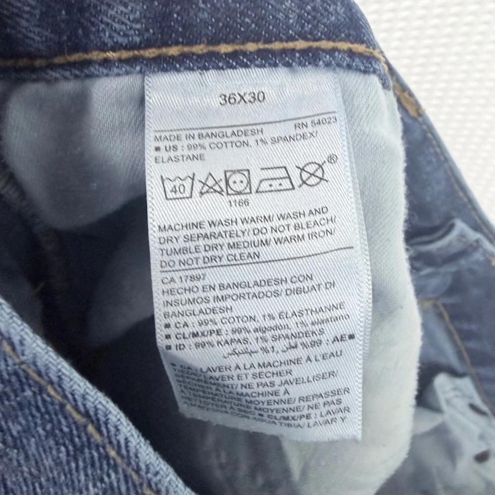 Old Navy Skinny Ajuste Jeans Mens 36W Medium Wash Blue Denim Stretch‎ 5-Pocket